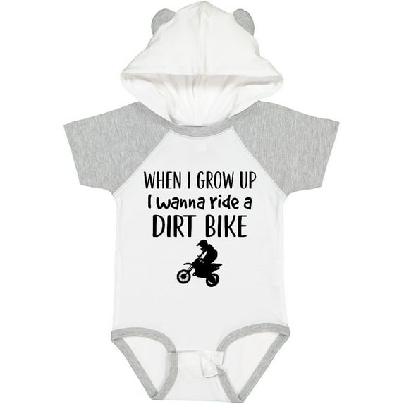 Inktastic Motocross Dirt Biking Future Dirt Biker Boys or Girls Baby Bodysuit