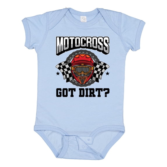 Inktastic Motocross Dirt Biking Got Dirt Boys or Girls Baby Bodysuit