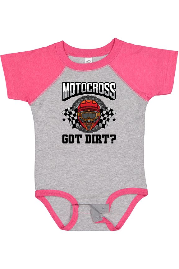 Motocross Dirt Biking Got Dirt Boys or Girls Baby Bodysuit