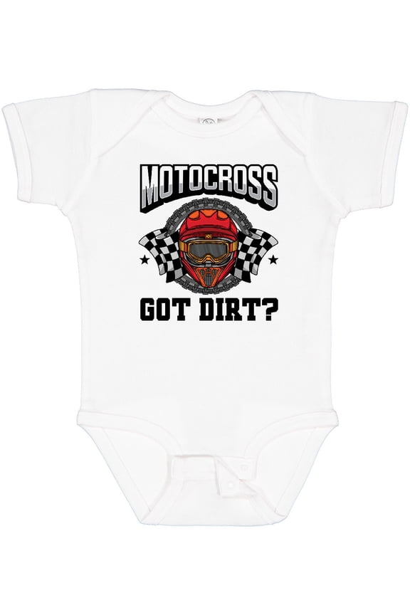 Motocross Dirt Biking Got Dirt Boys or Girls Baby Bodysuit