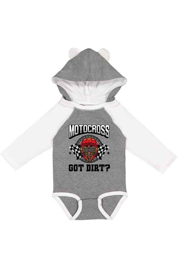 Motocross Dirt Biking Got Dirt Boys or Girls Long Sleeve Baby Bodysuit