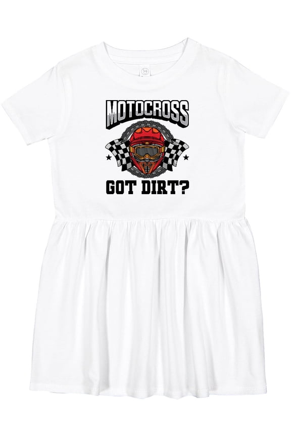 Motocross Dirt Biking Got Dirt Girls Toddler Dress