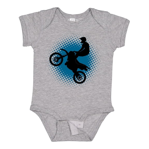 Inktastic Motocross Rider Freestyle Sports Boys Baby Bodysuit