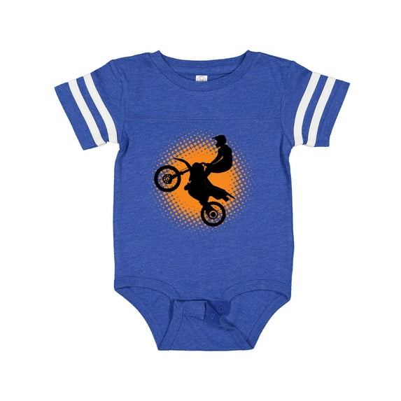 Inktastic Motocross Rider Freestyle Sports Boys Baby Bodysuit