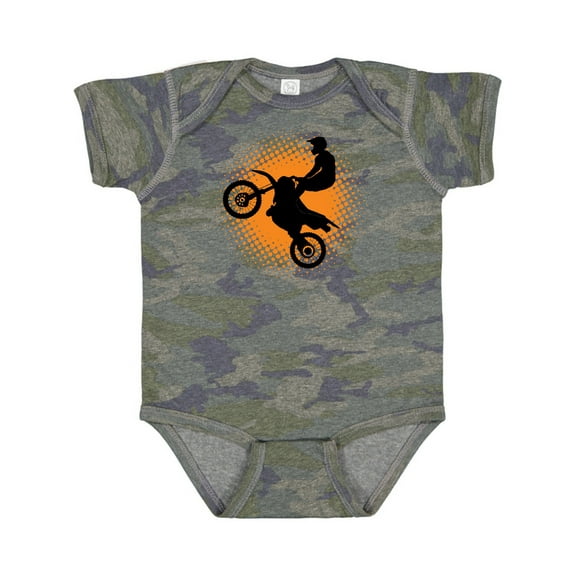 Inktastic Motocross Rider Freestyle Sports Boys Baby Bodysuit