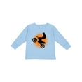 thumbnail image 1 of Inktastic Motocross Rider Freestyle Sports Boys Long Sleeve Toddler T-Shirt, 1 of 5