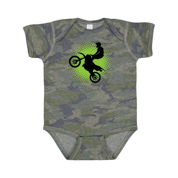 Inktastic Motocross Rider Freestyle Sports Boys or Girls Baby Bodysuit