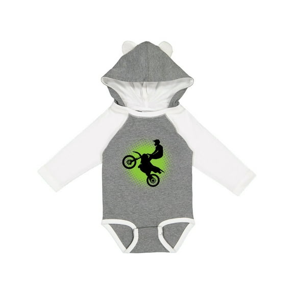 Inktastic Motocross Rider Freestyle Sports Boys or Girls Long Sleeve Baby Bodysuit
