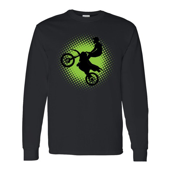 Inktastic Motocross Rider Freestyle Sports Long Sleeve T-Shirt