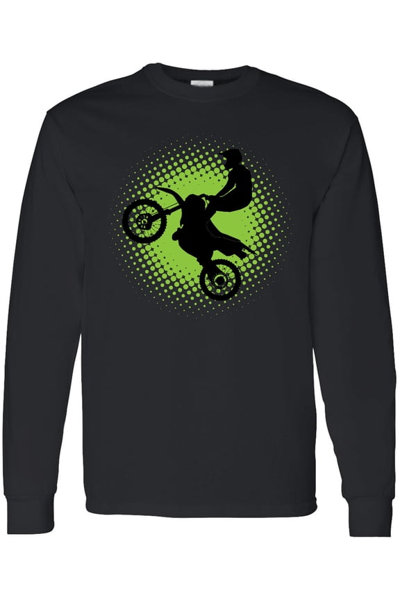 Motocross Rider Freestyle Sports Long Sleeve T-Shirt