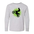 thumbnail image 1 of Inktastic Motocross Rider Freestyle Sports Long Sleeve Youth T-Shirt, 1 of 5
