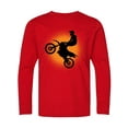 thumbnail image 1 of Inktastic Motocross Rider Freestyle Sports Long Sleeve Youth T-Shirt, 1 of 5