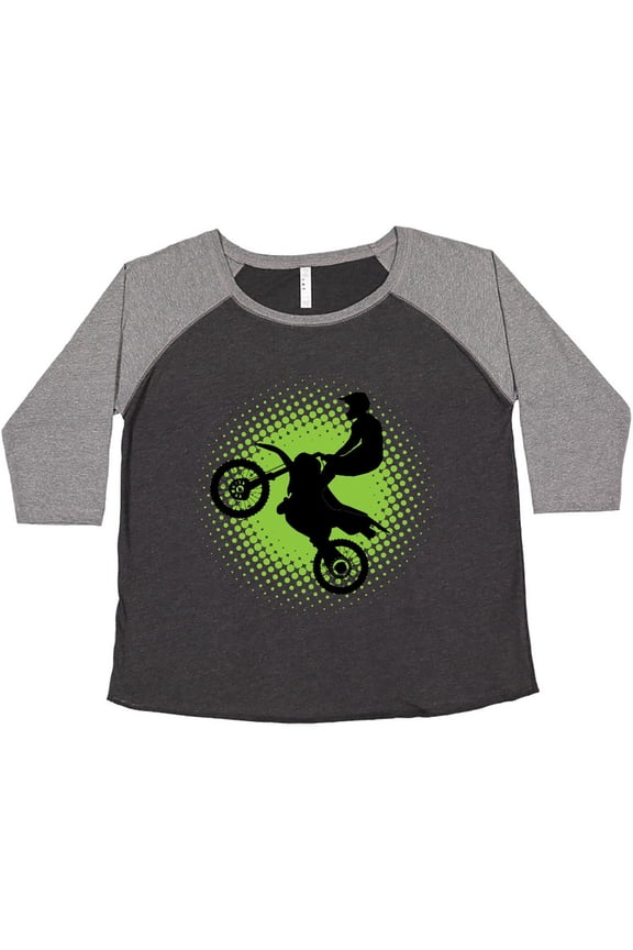Motocross Rider Freestyle Sports Women's Plus Size T-Shirt