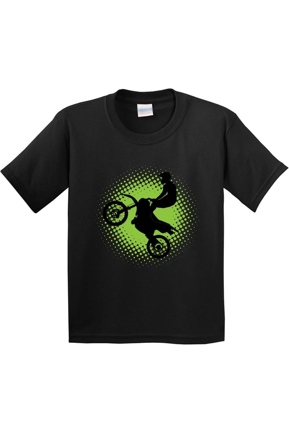 Motocross Rider Freestyle Sports Youth T-Shirt