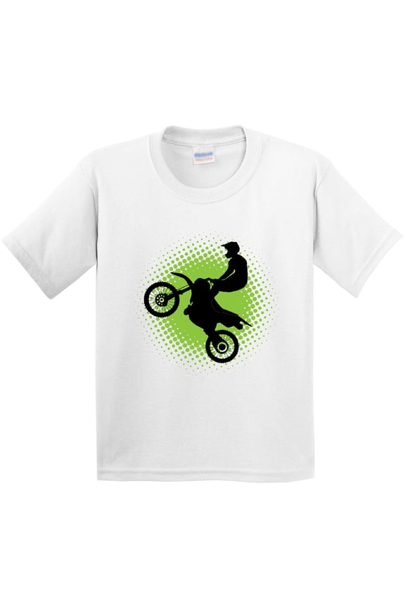 Motocross Rider Freestyle Sports Youth T-Shirt