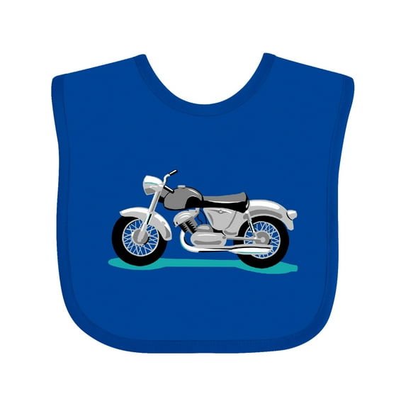 Inktastic Motorcycle Boys or Girls Baby Bib