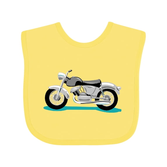 Inktastic Motorcycle Boys or Girls Baby Bib