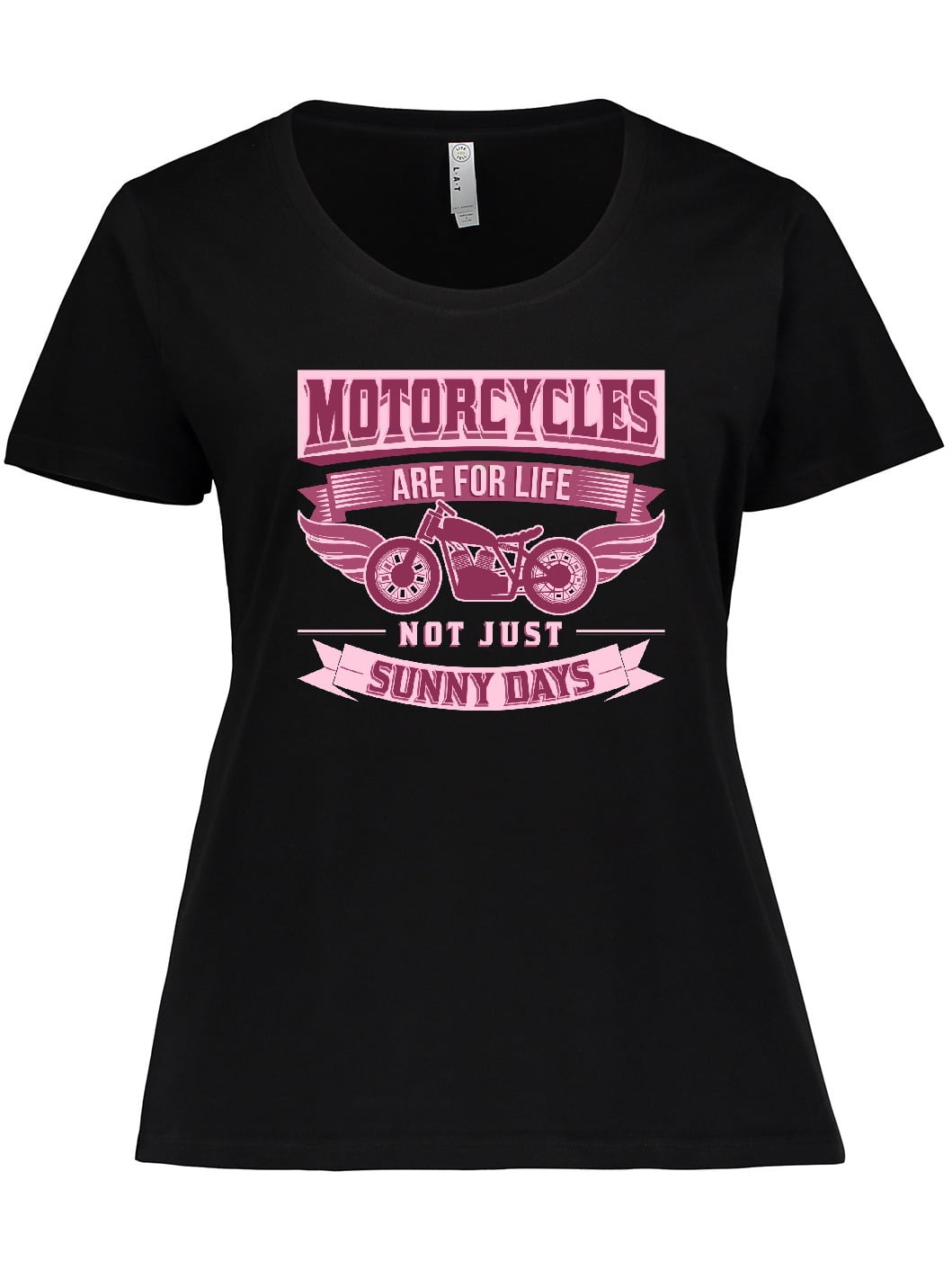 Inktastic Motorcycle Female Biker Women s Plus Size T Shirt