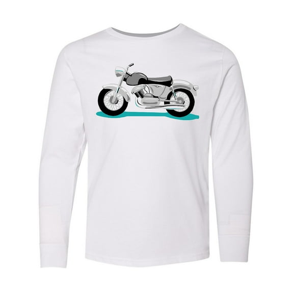 Inktastic Motorcycle Long Sleeve Youth T-Shirt
