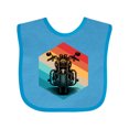 thumbnail image 1 of Inktastic Motorcycle Retro Sunset Biker Boys or Girls Baby Bib, 1 of 4