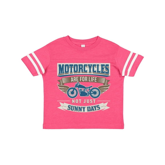 Inktastic Motorcycles Are for Life Biker Boys or Girls Toddler T-Shirt