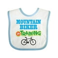 thumbnail image 1 of Inktastic Mountain Biker in Training Boys or Girls Baby Bib, 1 of 4