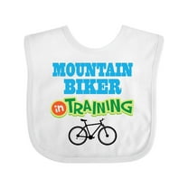 Inktastic Mountain Biker in Training Boys or Girls Baby Bib
