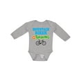thumbnail image 1 of Inktastic Mountain Biker in Training Boys or Girls Long Sleeve Baby Bodysuit, 1 of 5