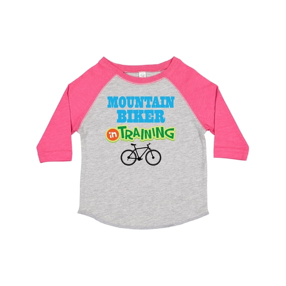 Inktastic Mountain Biker in Training Boys or Girls Toddler T-Shirt