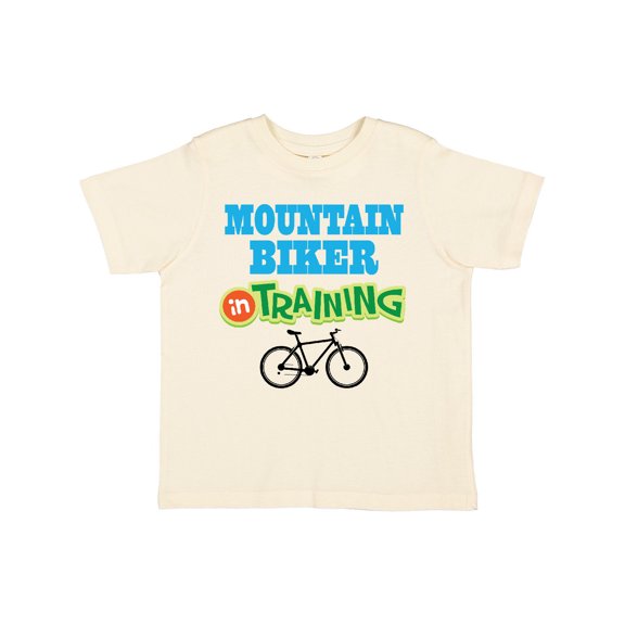 Inktastic Mountain Biker in Training Boys or Girls Toddler T-Shirt