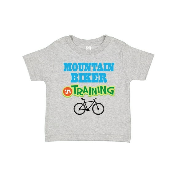 Inktastic Mountain Biker in Training Boys or Girls Toddler T-Shirt