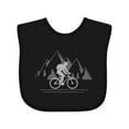 thumbnail image 1 of Inktastic Mountain Biking Adventure Boys or Girls Baby Bib, 1 of 4