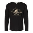 thumbnail image 1 of Inktastic Mountain Biking Adventure Long Sleeve T-Shirt, 1 of 3