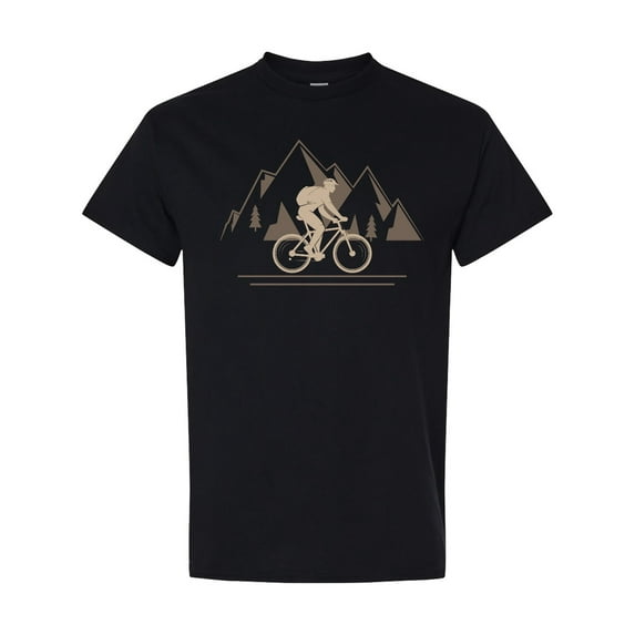 Inktastic Mountain Biking Adventure T-Shirt