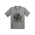 thumbnail image 1 of Inktastic Mountain Biking Fear No Trail Youth T-Shirt, 1 of 5