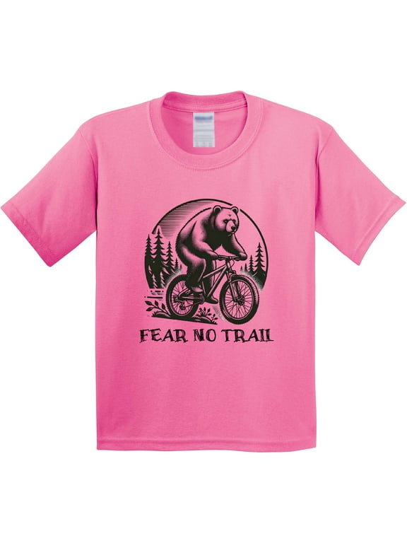 Mountain Biking Fear No Trail Youth T-Shirt