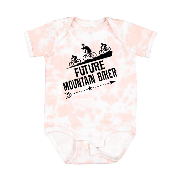 Inktastic Mountain Biking Funny Future Biker Boys or Girls Baby Bodysuit