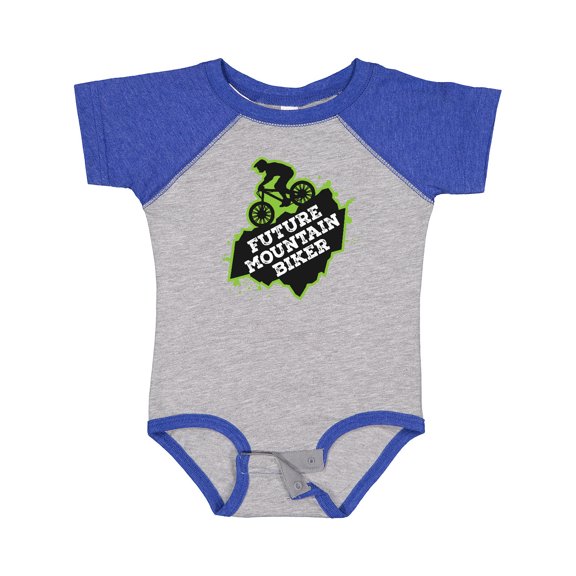Inktastic Mountain Biking Future Mountain Biker Boys or Girls Baby Bodysuit