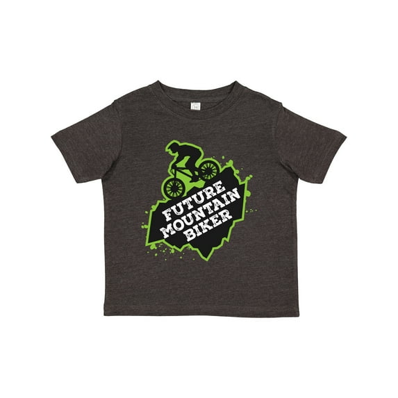 Inktastic Mountain Biking Future Mountain Biker Boys or Girls Toddler T-Shirt