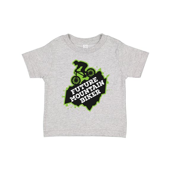 Inktastic Mountain Biking Future Mountain Biker Boys or Girls Toddler T-Shirt