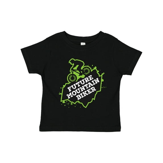 Inktastic Mountain Biking Future Mountain Biker Boys or Girls Toddler T-Shirt