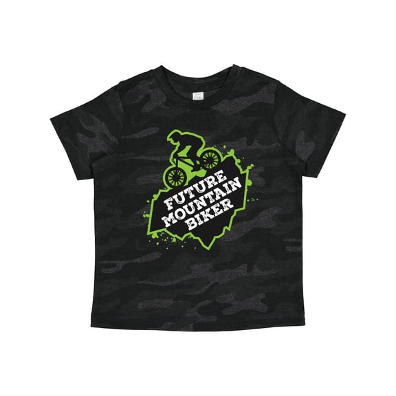 Inktastic Mountain Biking Future Mountain Biker Boys or Girls Toddler T-Shirt