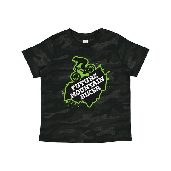 Inktastic Mountain Biking Future Mountain Biker Boys or Girls Toddler T-Shirt