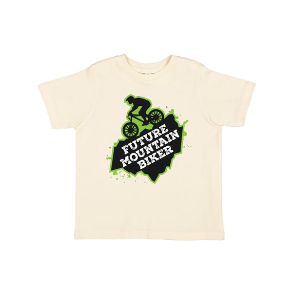 Inktastic Mountain Biking Future Mountain Biker Boys or Girls Toddler T-Shirt