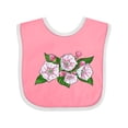 thumbnail image 1 of Inktastic Mountain Laurel Flowers Boys or Girls Baby Bib, 1 of 4