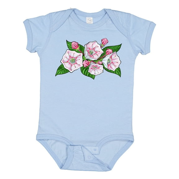 Inktastic Mountain Laurel Flowers Boys or Girls Baby Bodysuit