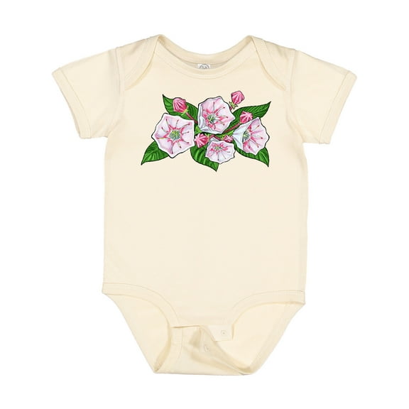Inktastic Mountain Laurel Flowers Boys or Girls Baby Bodysuit
