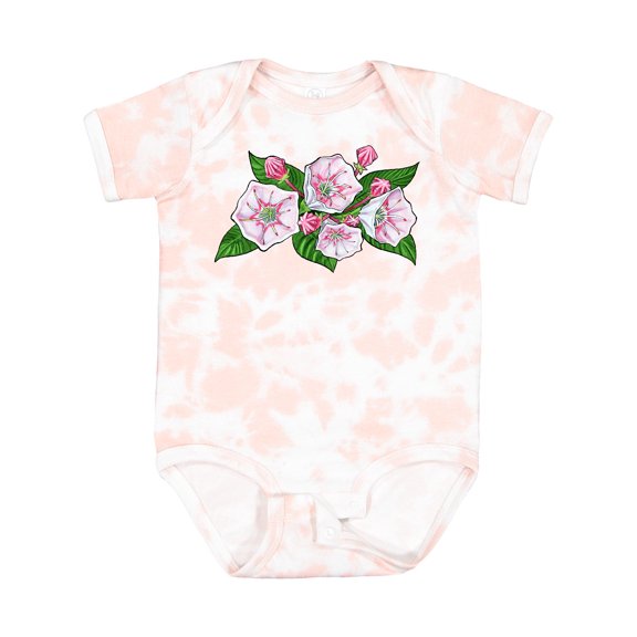 Inktastic Mountain Laurel Flowers Boys or Girls Baby Bodysuit