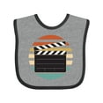 thumbnail image 1 of Inktastic Movie Film Clapboard Boys or Girls Baby Bib, 1 of 4