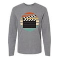 thumbnail image 1 of Inktastic Movie Film Clapboard Long Sleeve T-Shirt, 1 of 5